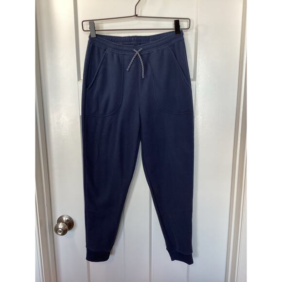 NWT Patagonia Kids Micro D Fleece Joggers Pants Navy Size Medium - Picture 2 of 13
